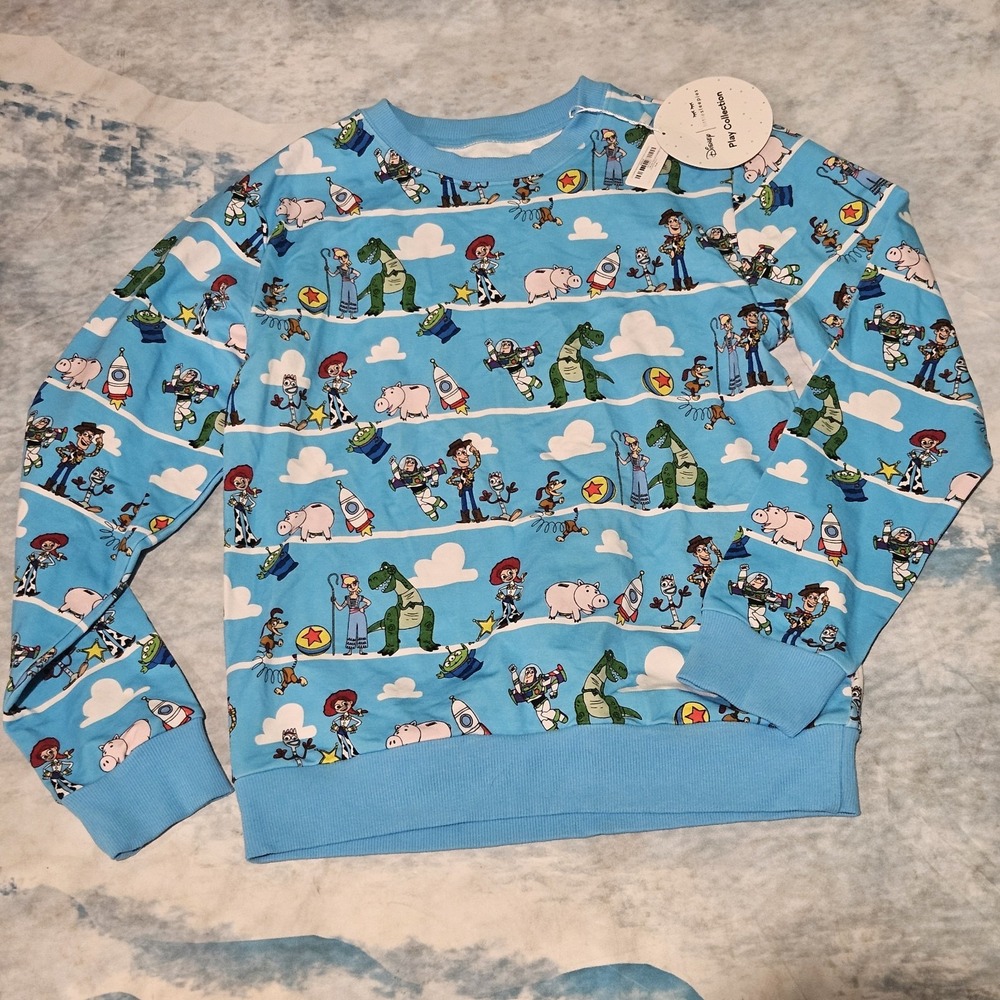 Little Sleepies Disney Pixar Toy Story Sweatshirt Size 10 NWT